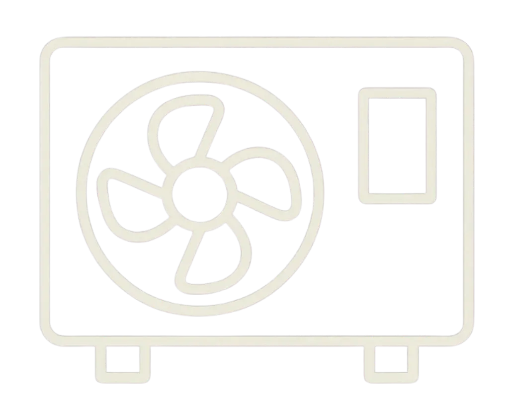 Gezeichnete Wärmepumpe