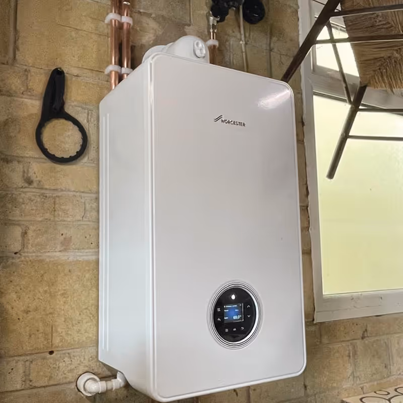 boiler installation bath