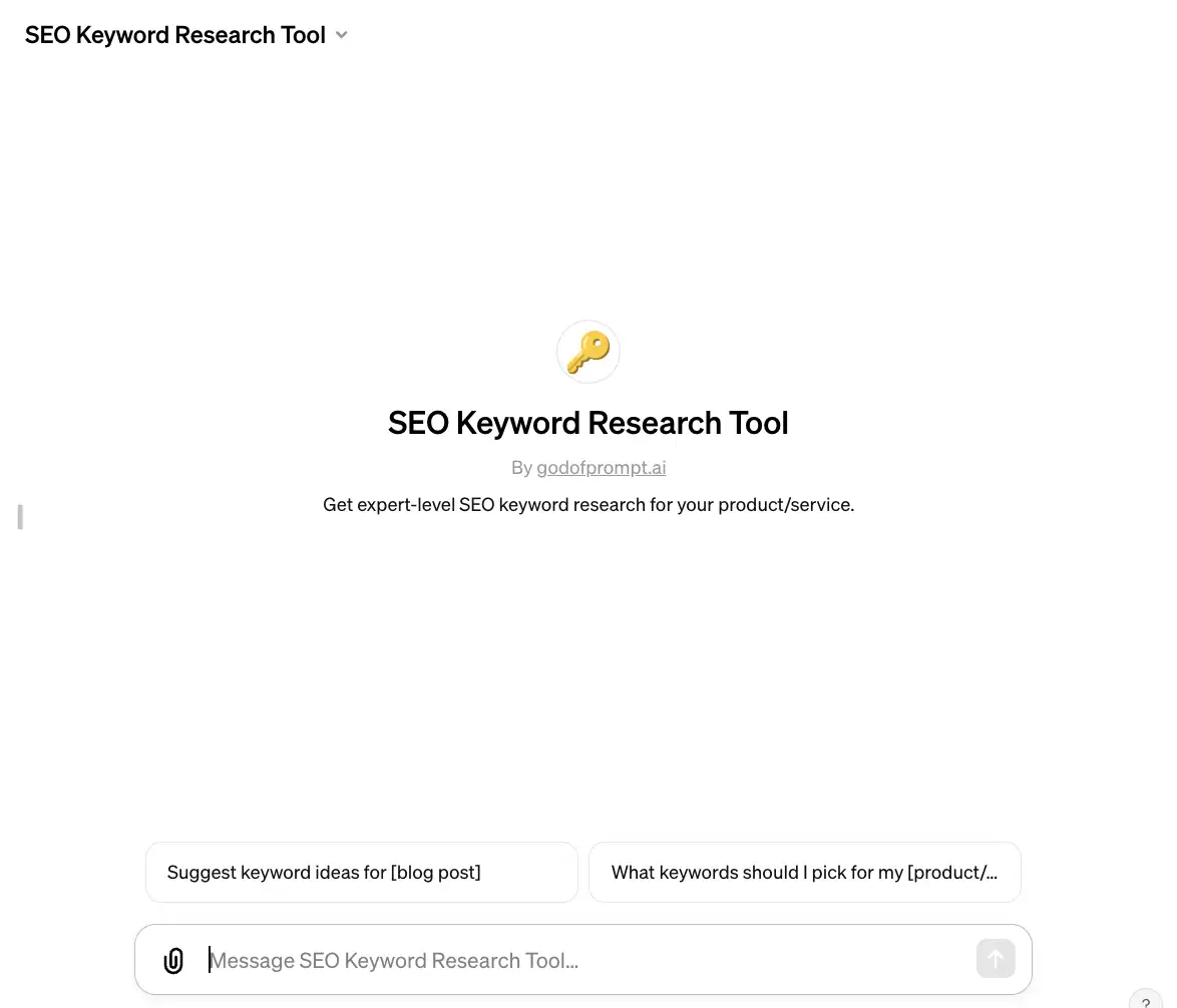 SEO Keyword Research Tool