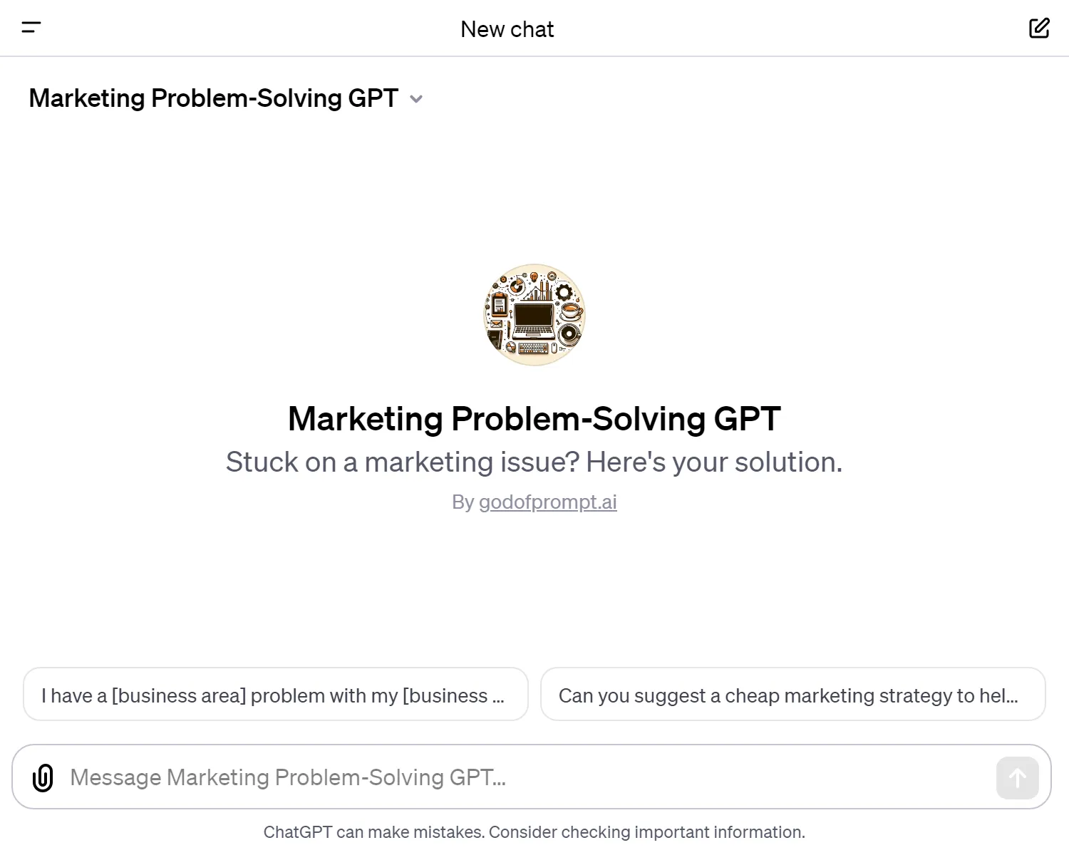Marketing Problem-Solving GPT
