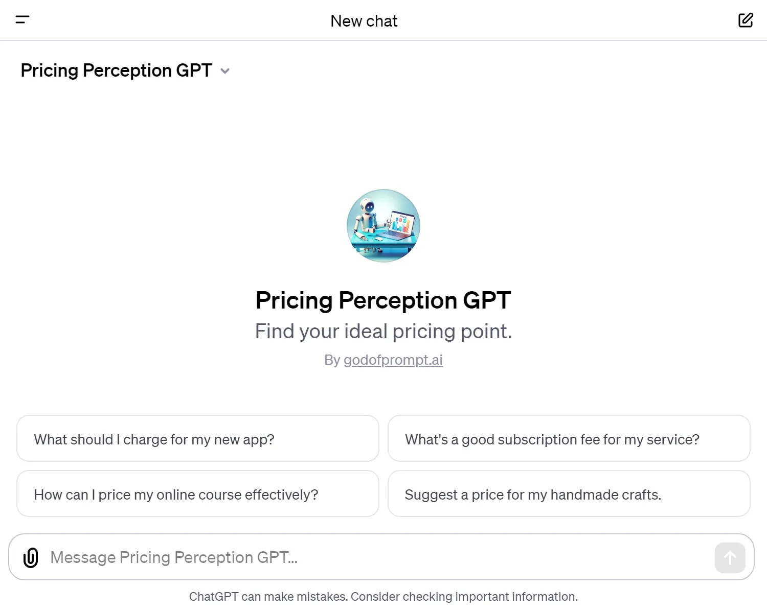 Pricing Perception GPT