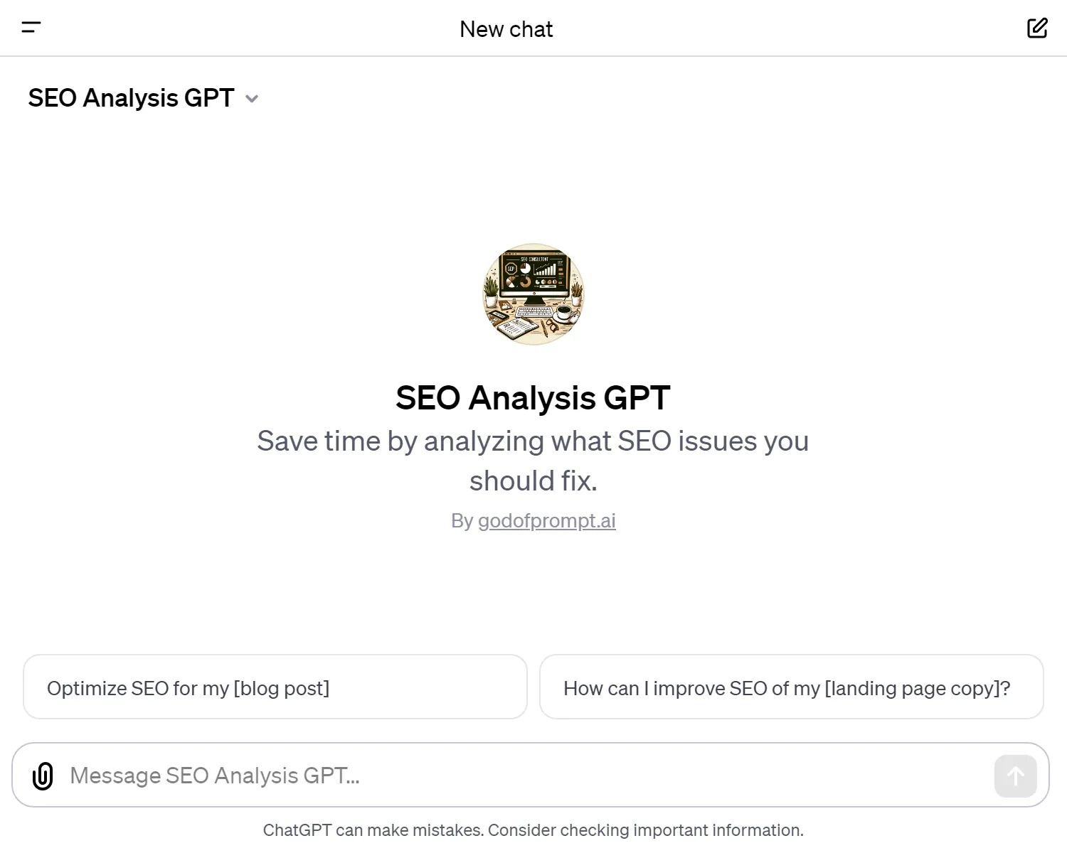 SEO Analysis GPT