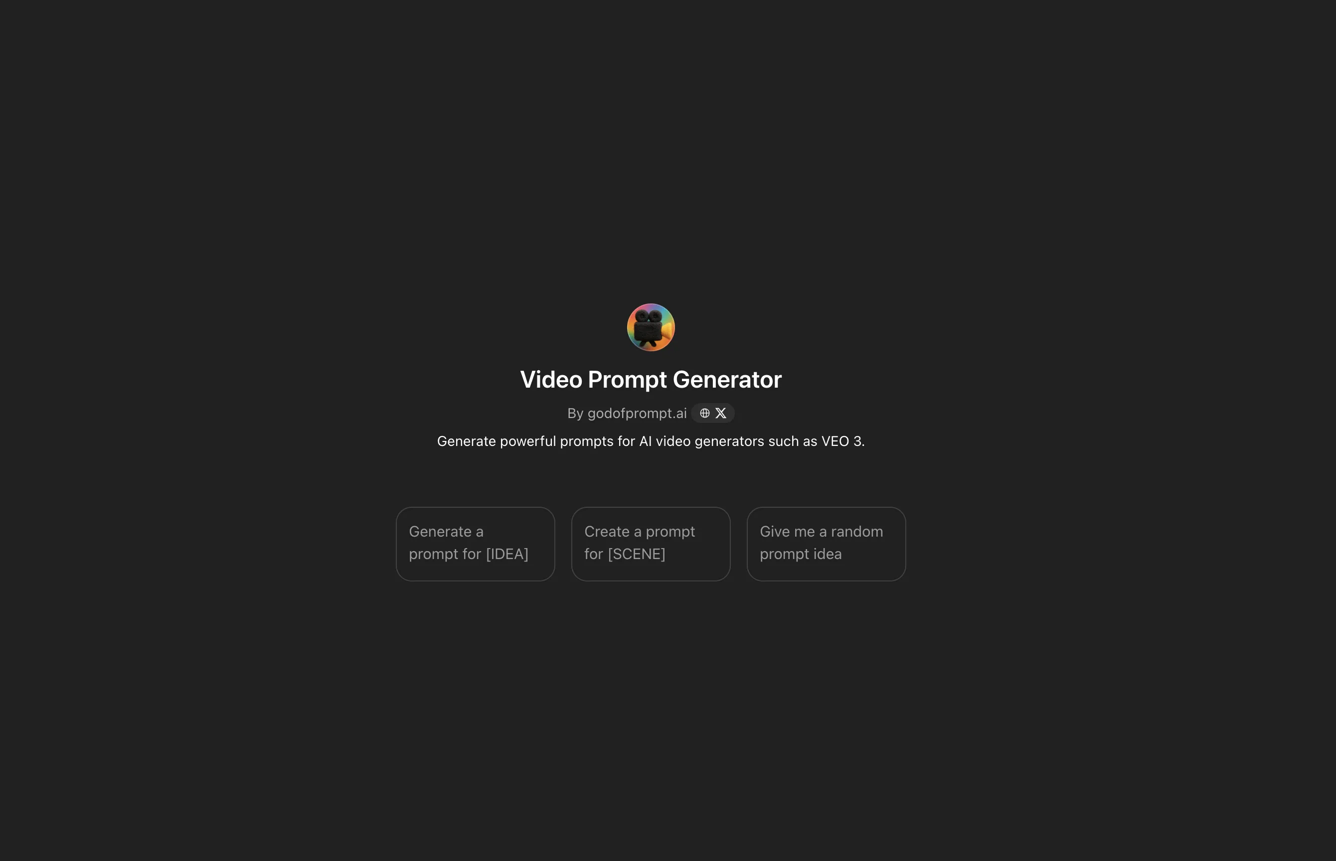 Video Prompt Generator (Veo 3)