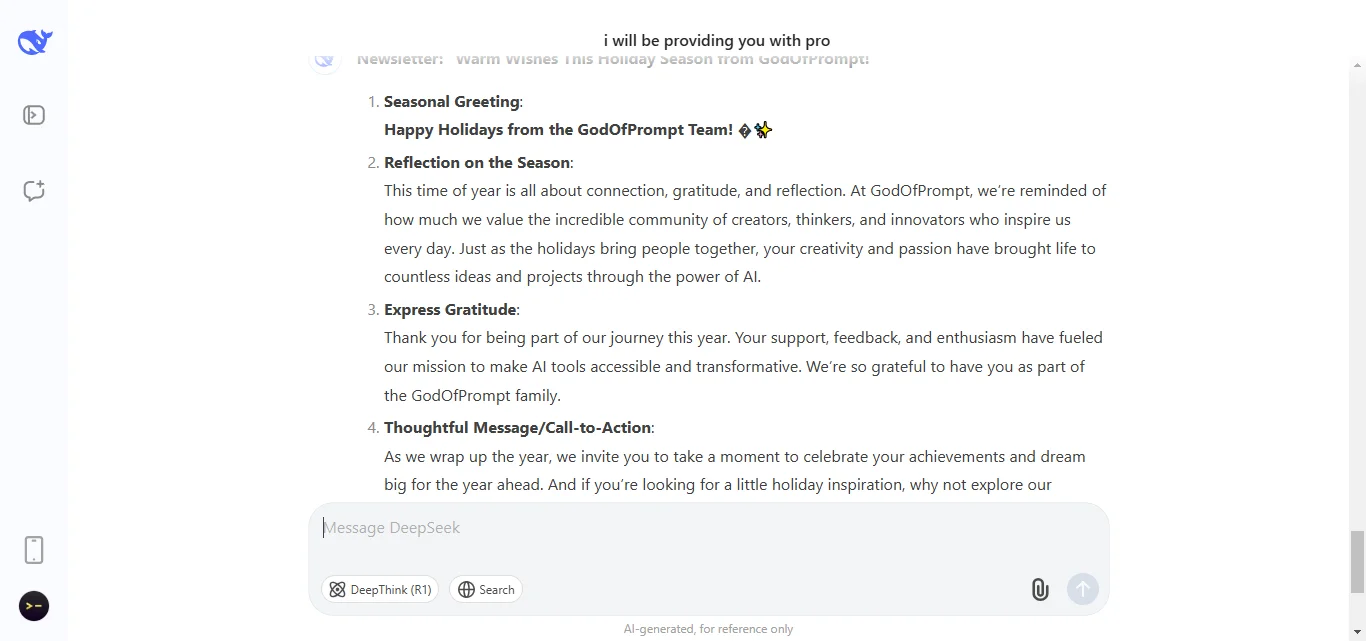 Share a Seasonal Message