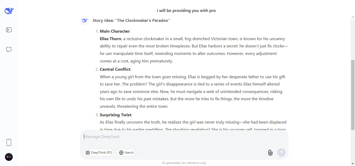 Generate a Creative Story Idea