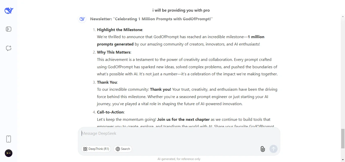 Reflect on a Company Milestone