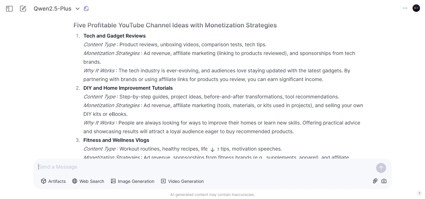 Generate a Profitable YouTube Channel Idea