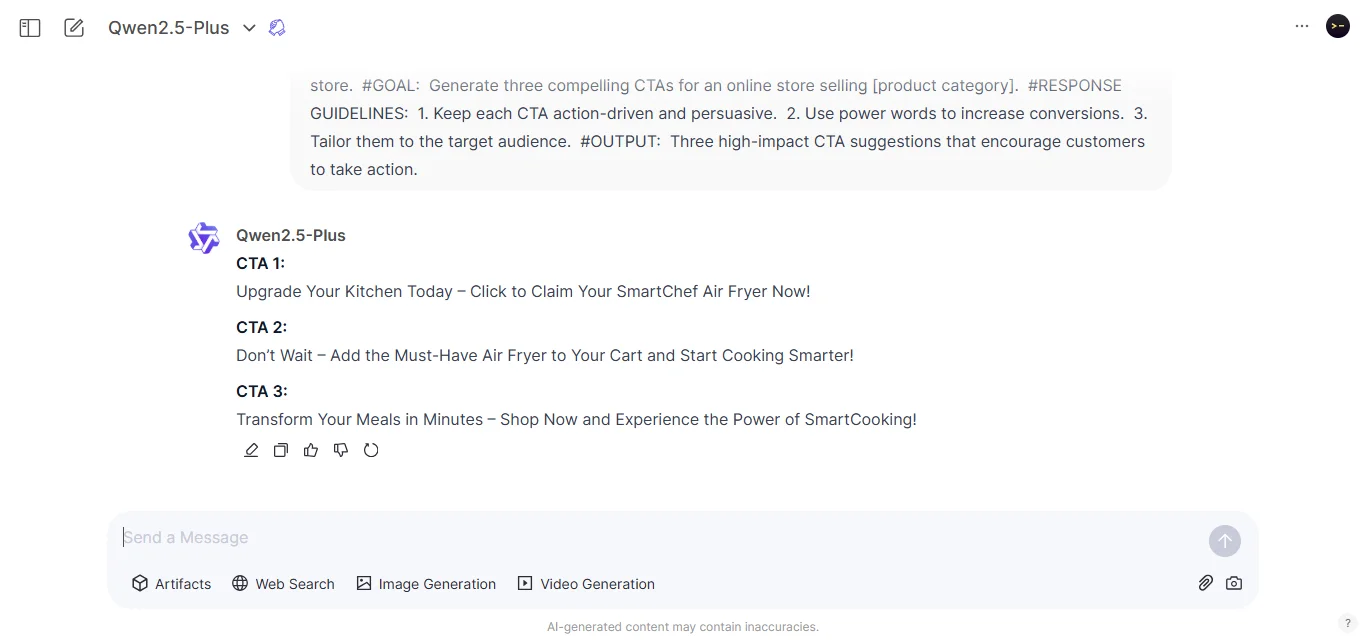optimize a call to action
