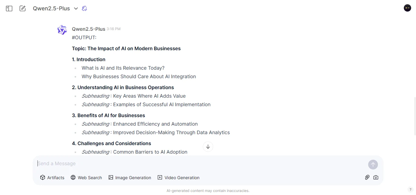 Create a Blog Outline