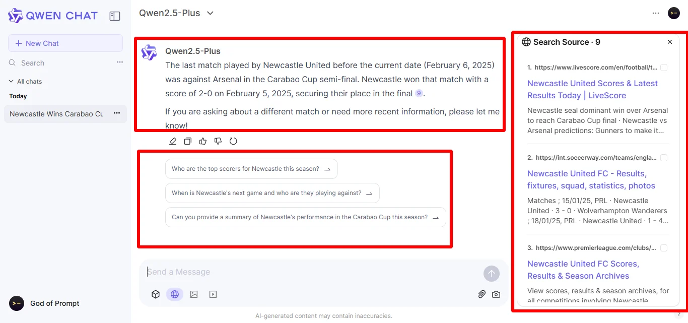 Web Search Integration