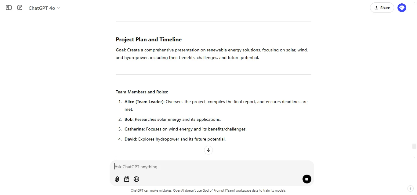 Plan a Group Project