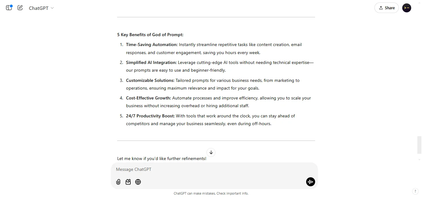 Highlight Key Benefits
