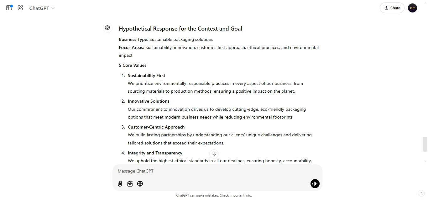 Establish Core Brand Values