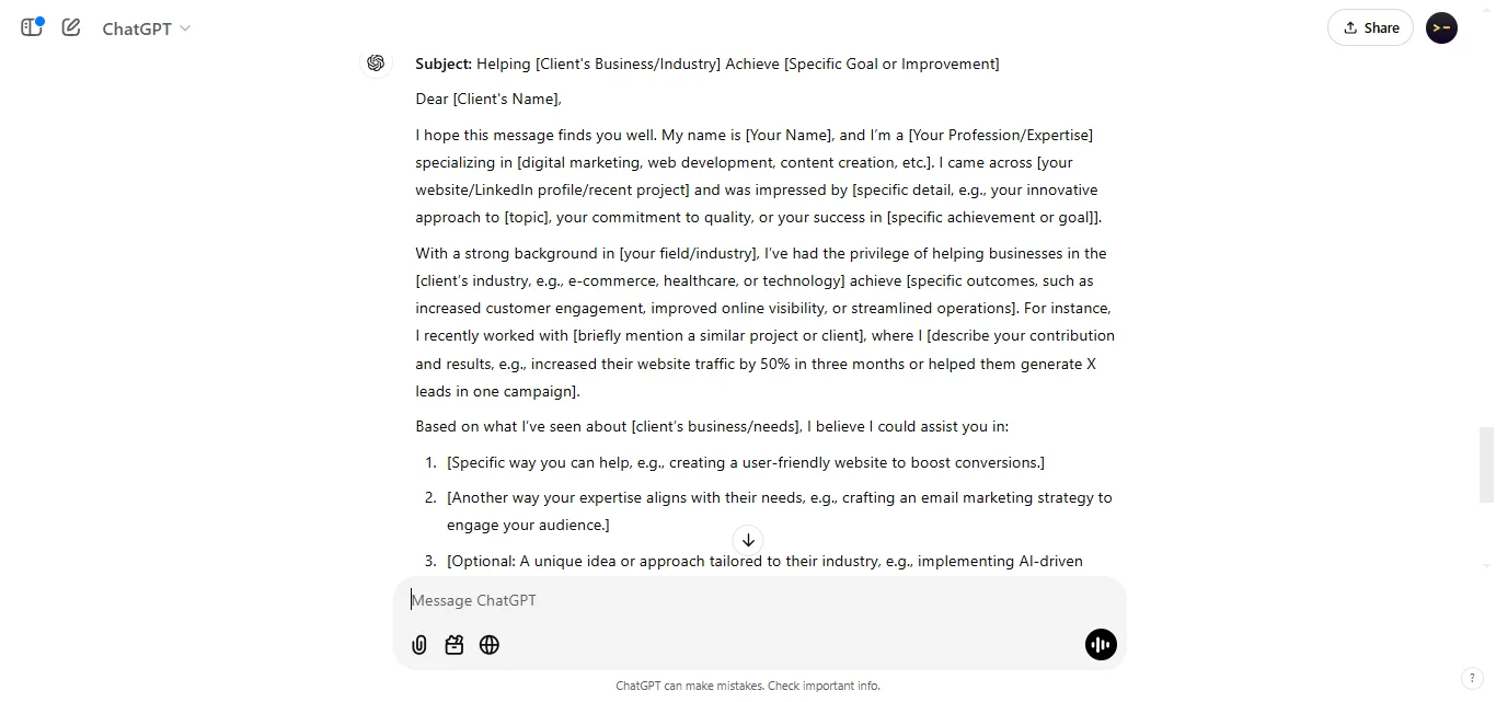 Craft a Compelling Email Pitch