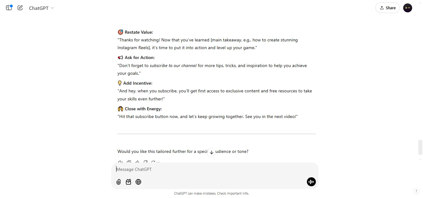 Write a Call-to-Action Script