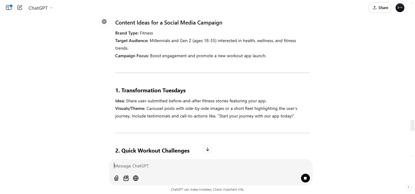 Generate Content Ideas