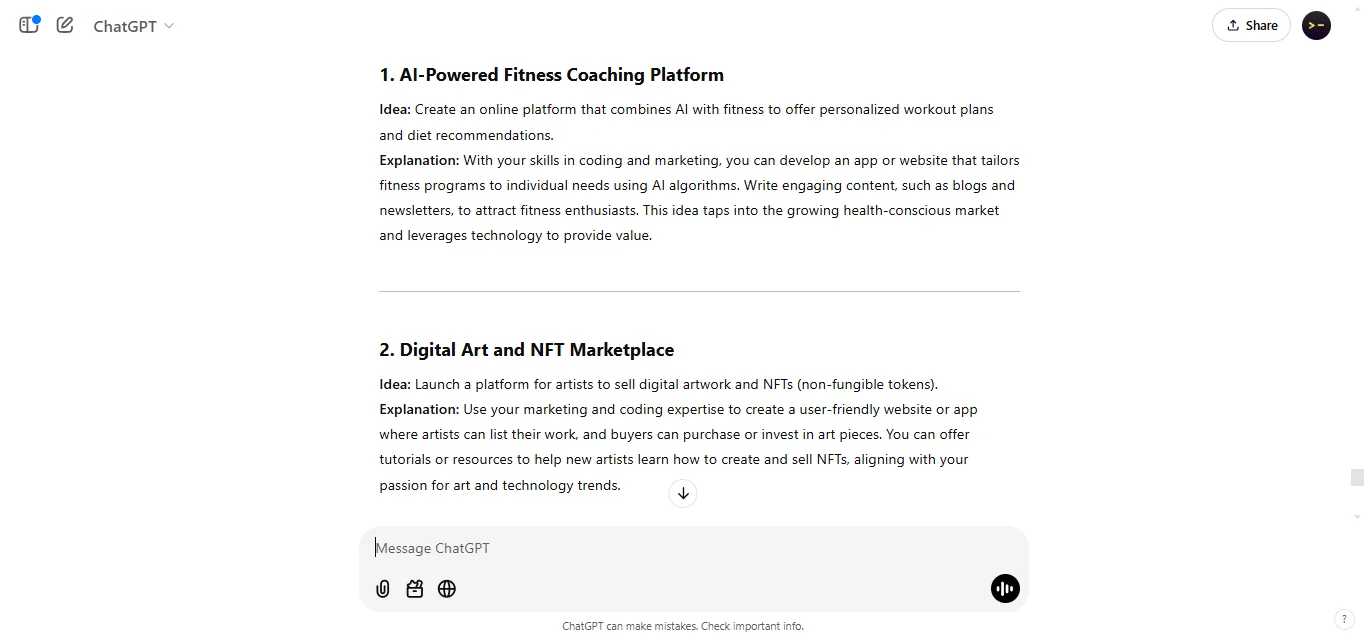 Brainstorm Business Ideas