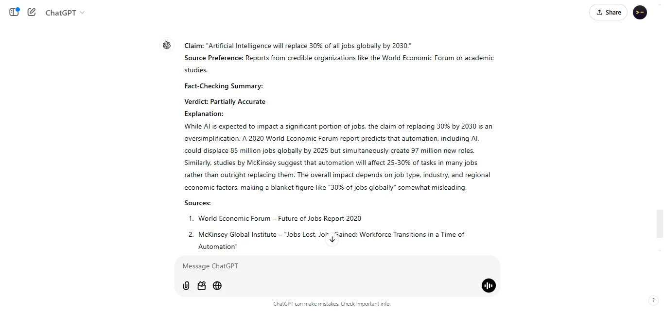 Fact-Check Information