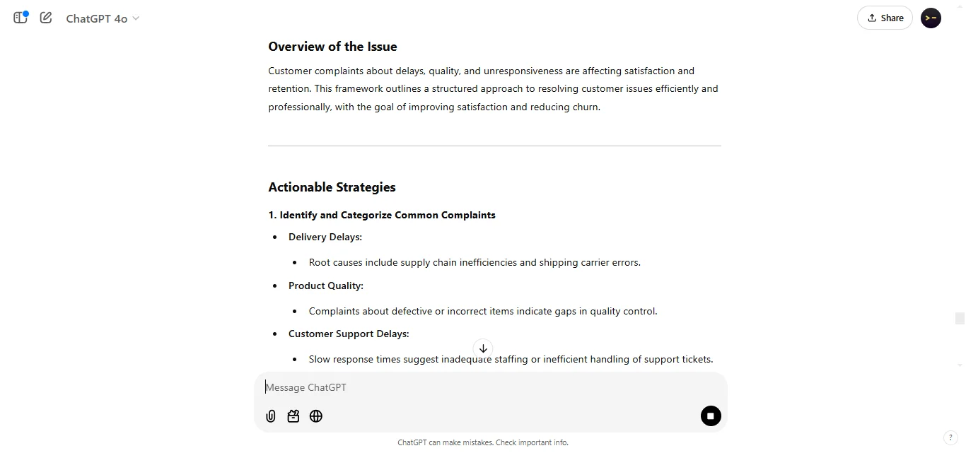 Resolving Customer Complaints Effectively