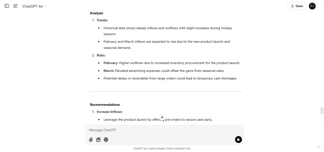 Forecast Future Cash Flow