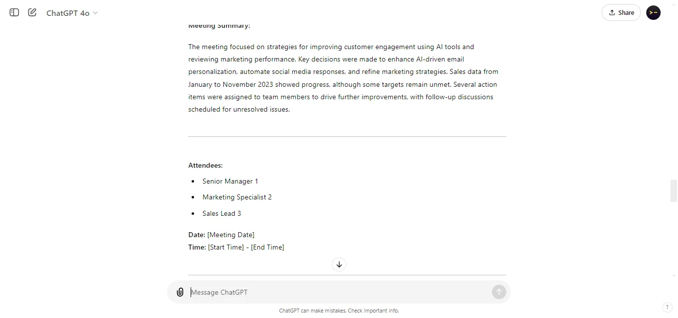 To Anonymize Meeting Notes