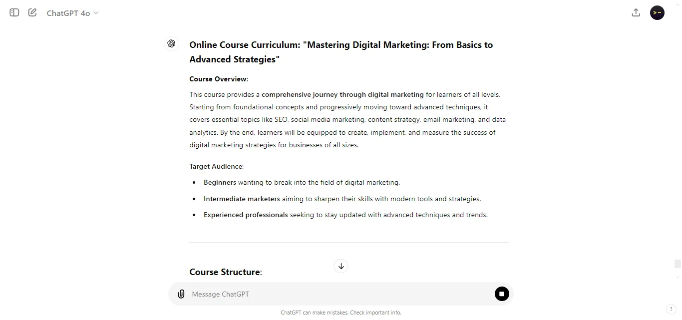 Develop an Online Course