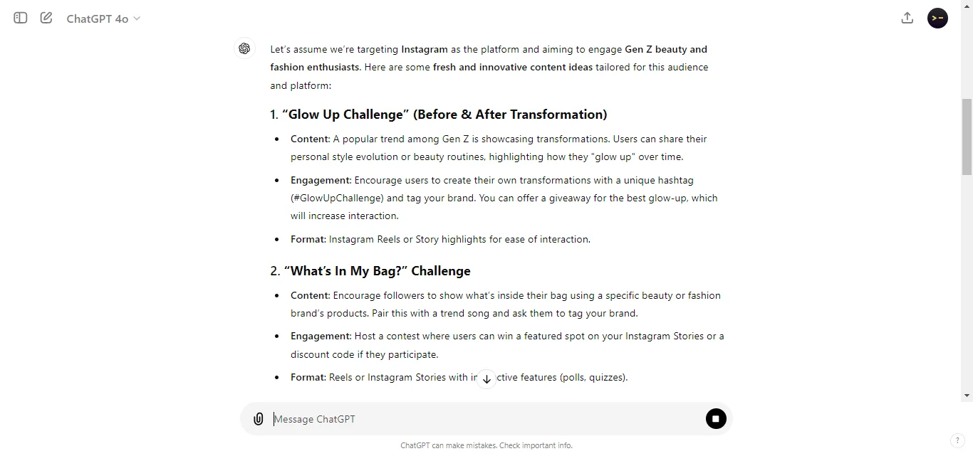 Brainstorm Content Ideas