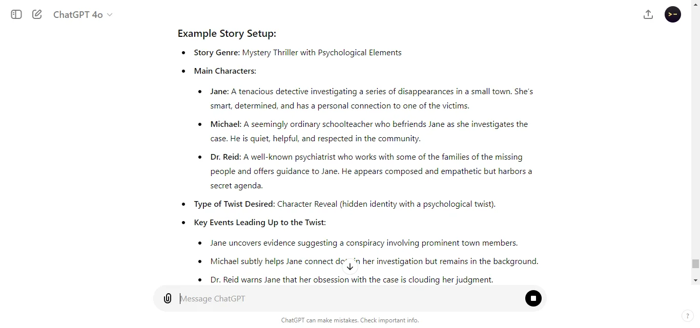 Creating Plot Twists