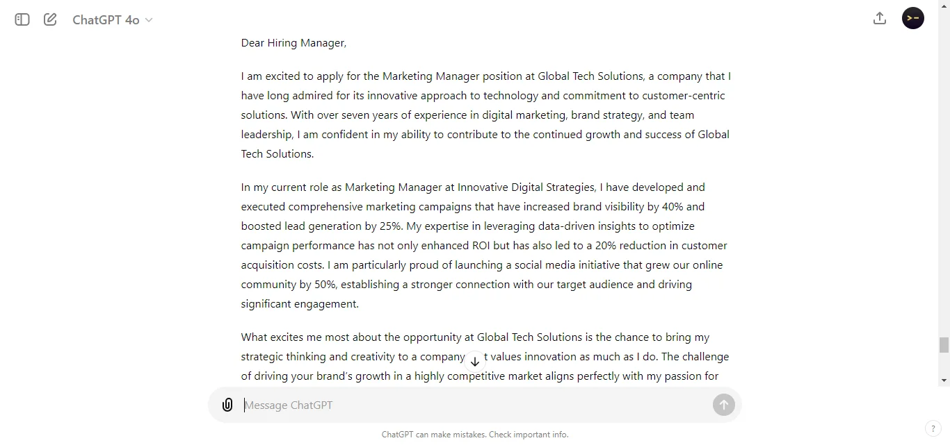 Writing a Compelling Cover Letter