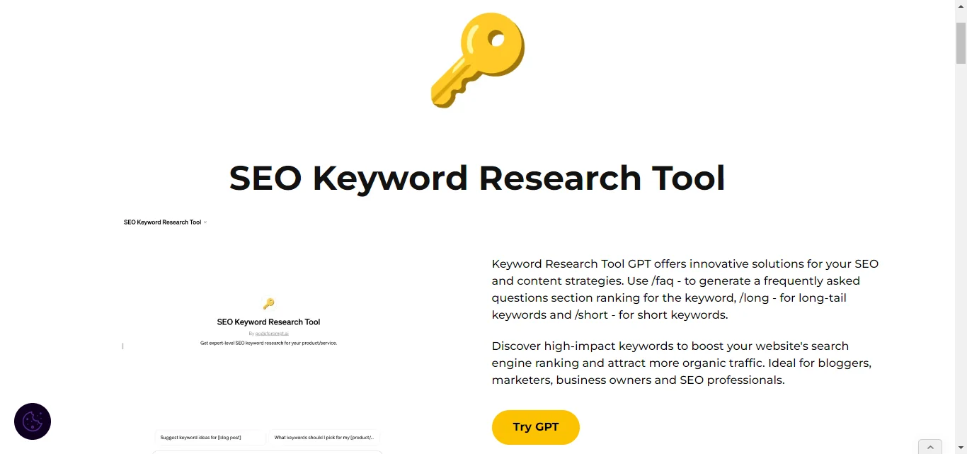 SEO Keyword Research Tool