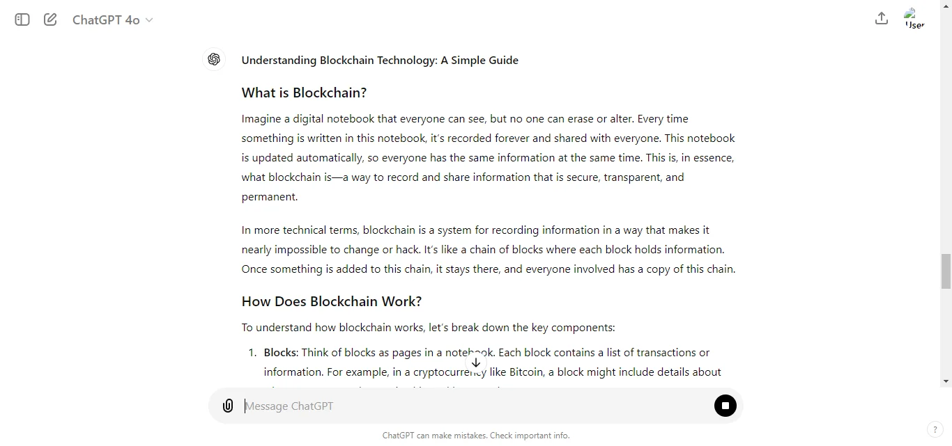 Prompt For Blockchain
