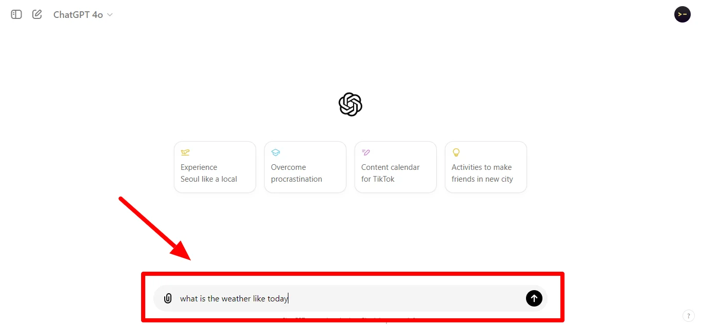 image of a chatgpt prompt