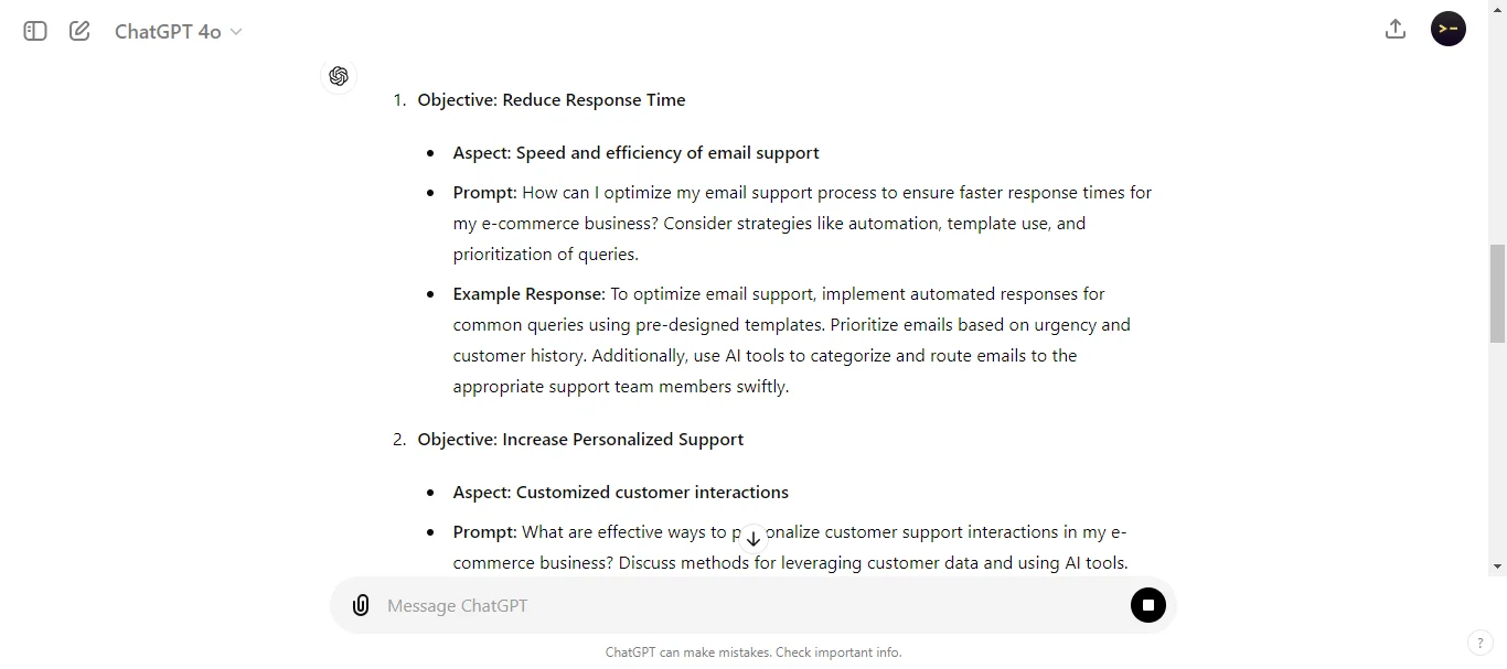 Improving Customer Support