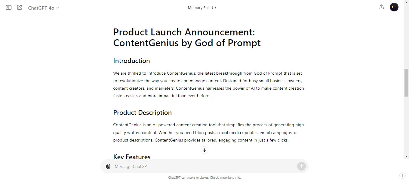 Product Launch Announcement