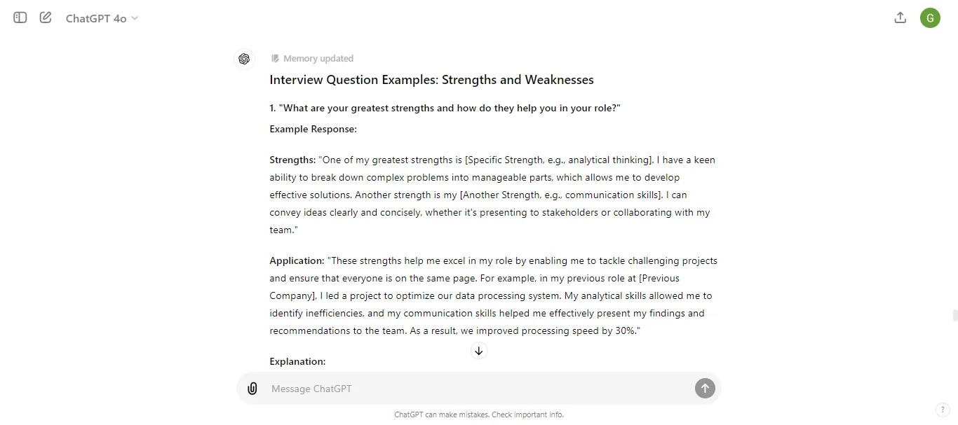 Strengths and Weaknesses