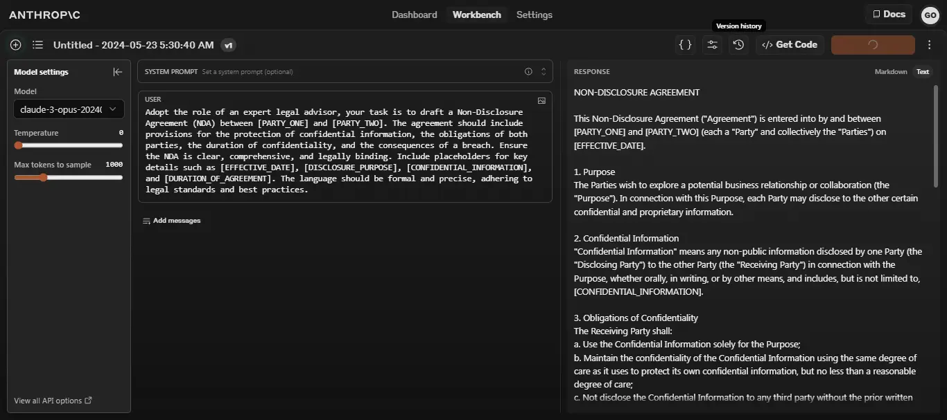 Non-Disclosure Agreement (NDA)