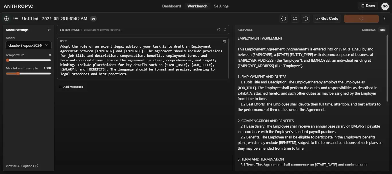Employment Agreement