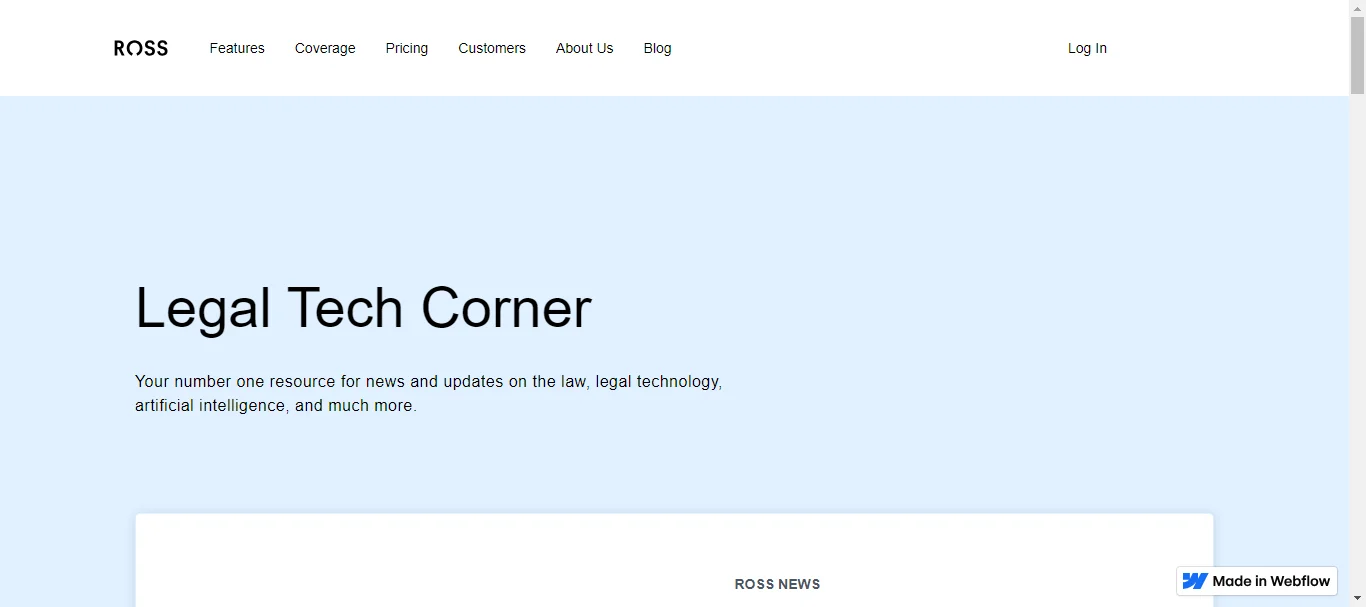 ROSS-Intelligence-Legal-Tech-Corner