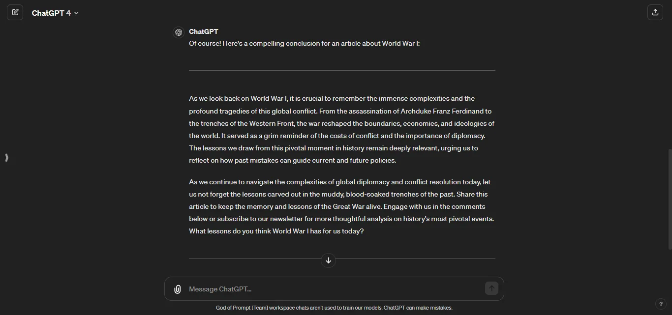 Creating a Strong Conclusion