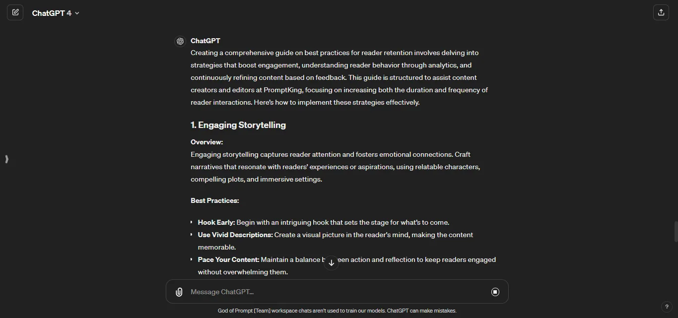 Reader Retention Techniques