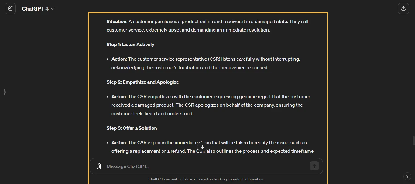 Include Examples chatgpt prompt