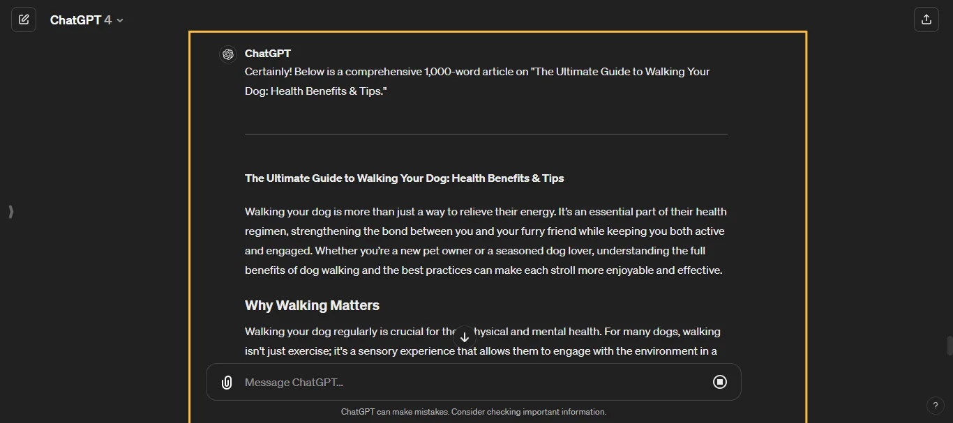 Creating Engaging ContentChatGPT Prompt