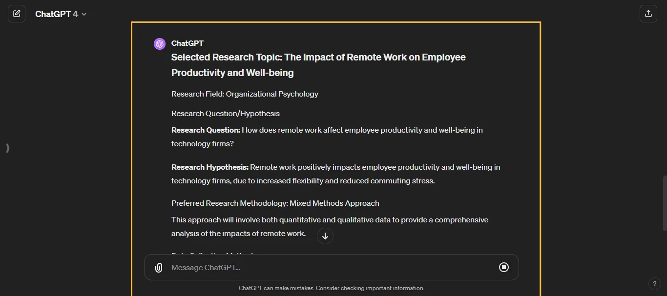 Academic Research ChatGPT Prompt