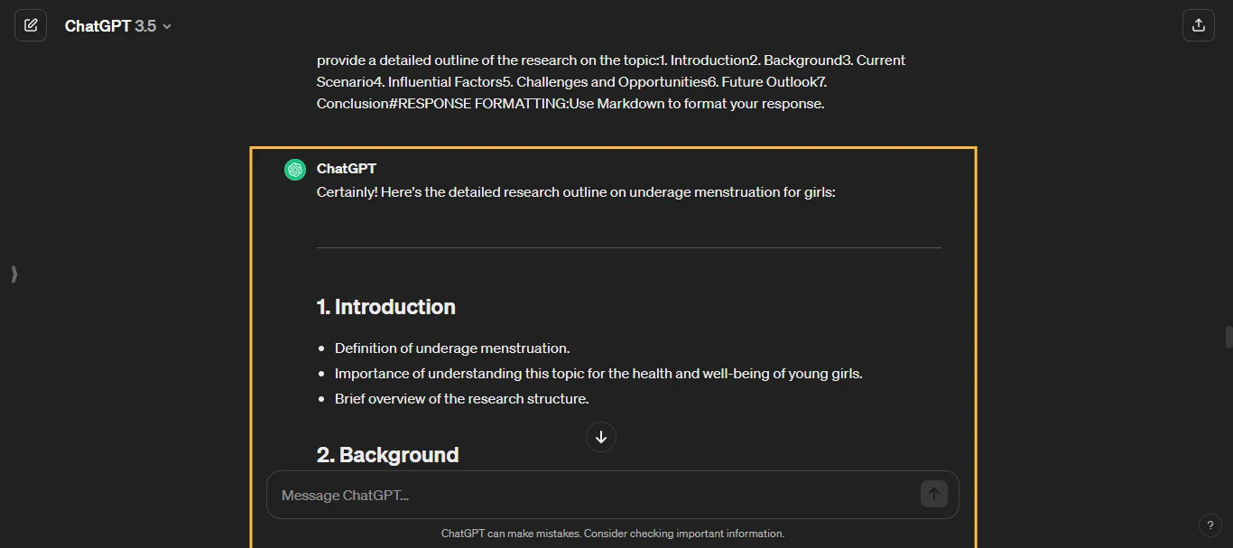 Topic Research ChatGPT Prompts