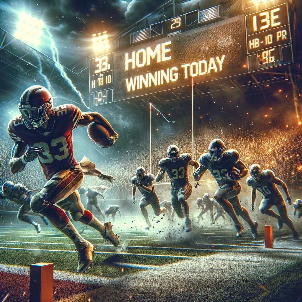 Football Touchdown DALL-E 3 Generated image