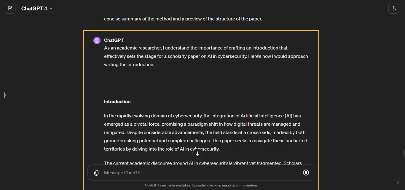 Develop a strong introduction ChatGPT Prompt