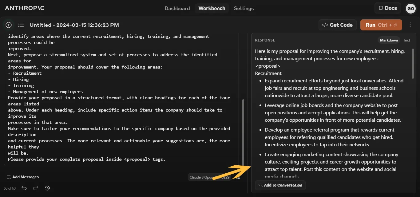 Human Resources Claude 3 AI Prompt