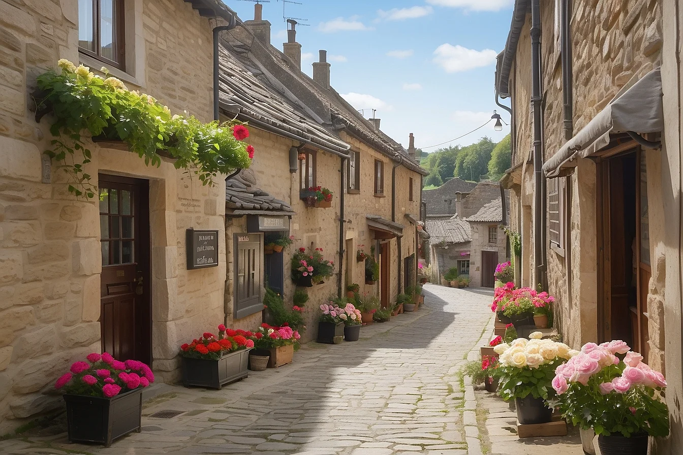 Old Village Lane leonardo image