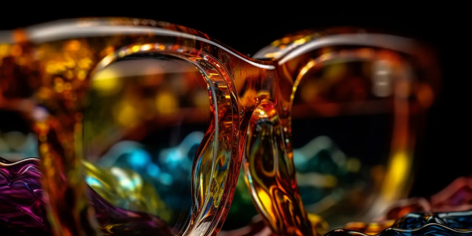 Rayban Sunglasses Triadic Color Photography Generated in Midjourney v5.2