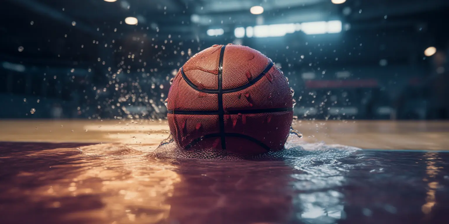 Basketball Photograph Generated in Midjourney v5.2